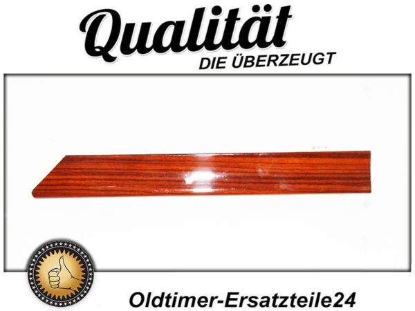 Decorative strip W124 left outer dashboard wood zebrano