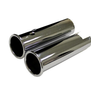 2 x exhaust tailpipes for Mercedes W114 - 280