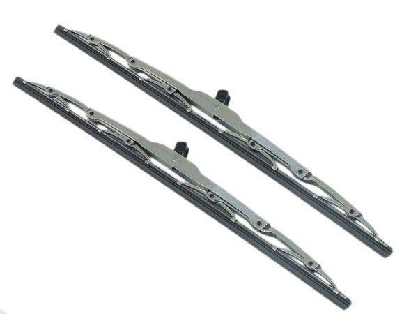 2 silver wiper blades for Ford Taunus