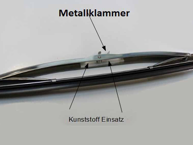 2 stainless steel wiper blades for Mercedes W113 - Image 2