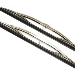 2 stainless steel wiper blades with U-mounting for Setra S6