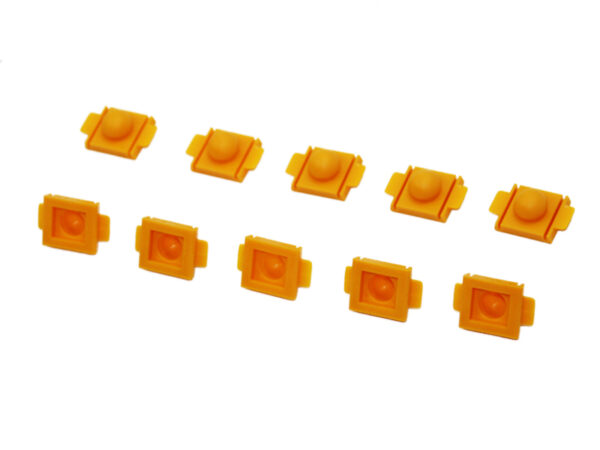 10x yellow expansion clamps for Mercedes W113 trim strip