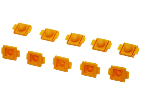 10x yellow expansion clamps for Mercedes W113 trim strip - Image 2