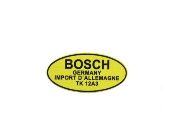 Vintage car sticker for ignition coil