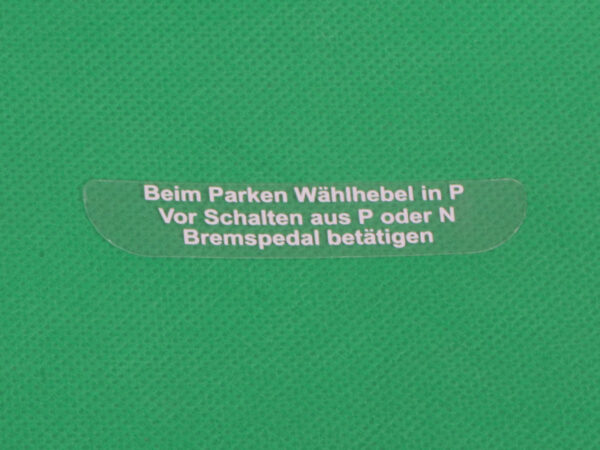 Sticker transparent for Mercedes R129 W124 W126 shift gate - Image 2