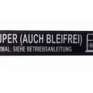 Sticker DB Super (also lead-free) for Mercedes W124 W126 R129 W201
