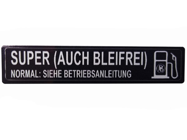Sticker DB Super (also lead-free) for Mercedes W124 W126 R129 W201