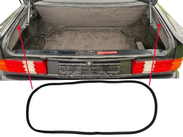 Seal sealing boot lid seal for Mercedes W126 Coupe C126 SE/C