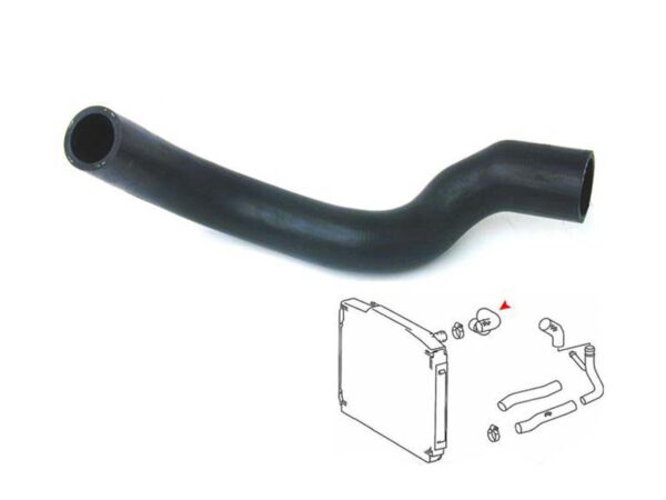 Upper radiator hose for Mercedes W116