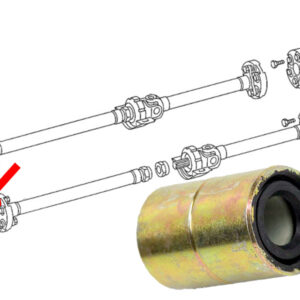 Driveshaft end bushing  for Mercedes R107 W108 111 115 123 126