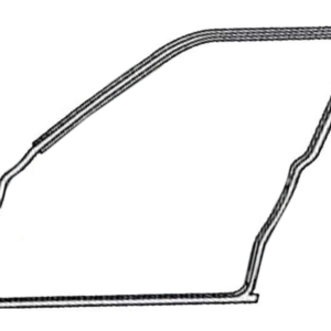 Front right door seal for Mercedes W123