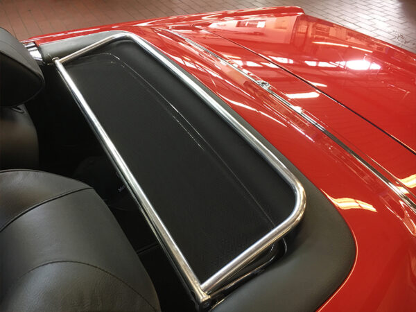 Exclusive wind deflector aluminum polished for Mercedes Benz W113 - Image 5