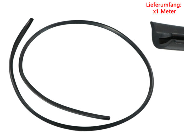 Rear window bottom profile for Mercedes W124