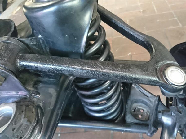 control arm without bearing at the top right for Mercedes R107 MOPF from 1985 - Image 7