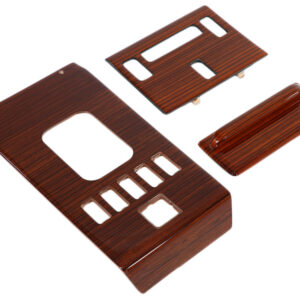 3-piece switch console set zebra wood / real wood for Mercedes R107 year 1985-1989