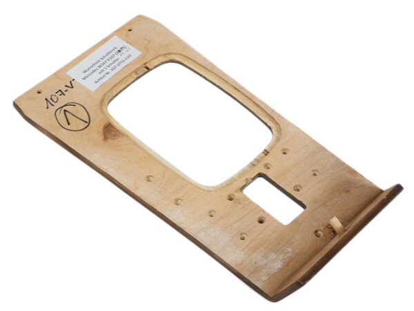 Burl wood / real wood switch board with 1 switch for Mercedes R107 72-79 - Image 2
