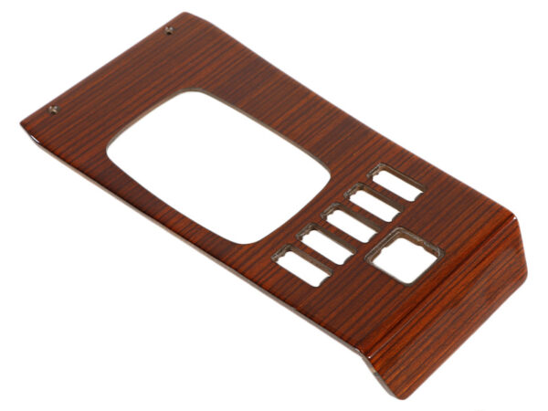 Zebrano wood / real wood switch board with 6 switches for Mercedes R107 81-85