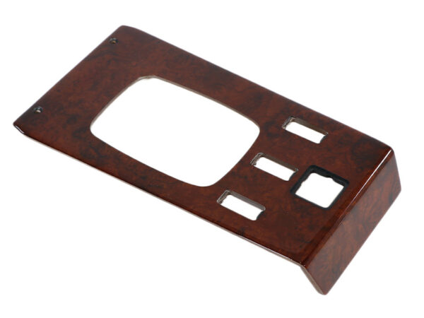 Burl wood / real wood switch board with 4 switches for Mercedes R107 81-85