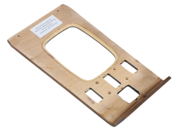Burl wood / real wood switch board with 4 switches for Mercedes R107 81-85 - Image 2
