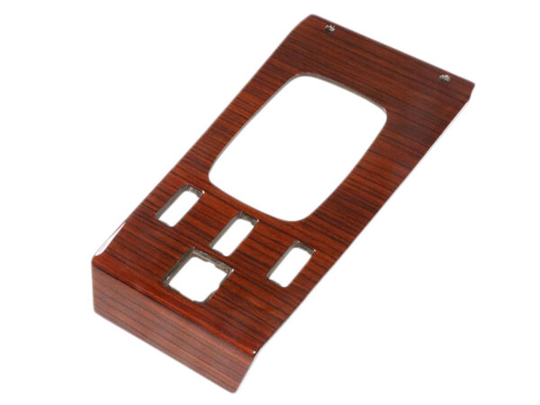 Zebrano wood / real wood control panel with 4 switches for Mercedes R107 Bj.81-85 - Image 2