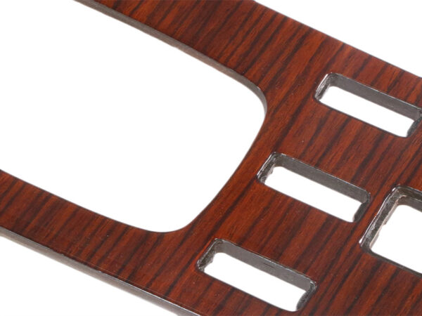 Zebrano wood / real wood control panel with 4 switches for Mercedes R107 Bj.81-85 - Image 3
