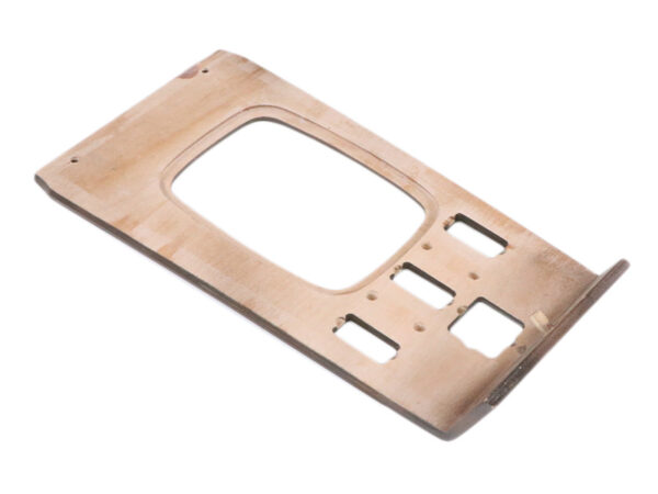 Zebrano wood / real wood control panel with 4 switches for Mercedes R107 Bj.81-85 - Image 4