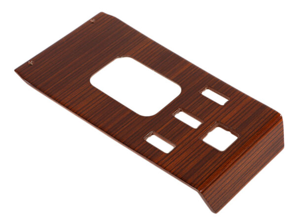 Zebrano wood / real wood switch board with 4 switches for Mercedes R107 85-89