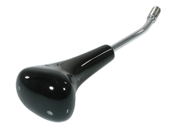 Real wood automatic gearshift lever in piano black for Mercedes R129 W124 W201 - Image 2