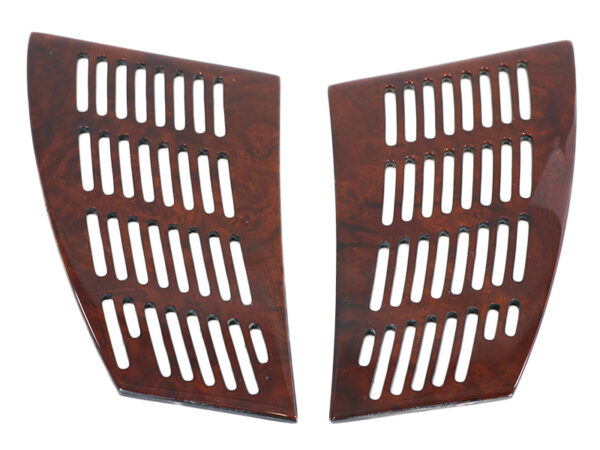 Burl wood / real wood speaker covers (R+L) for Mercedes W126