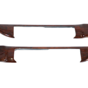 Burl wood / real wood cover (R+L) door panel for Mercedes W126 Coupe