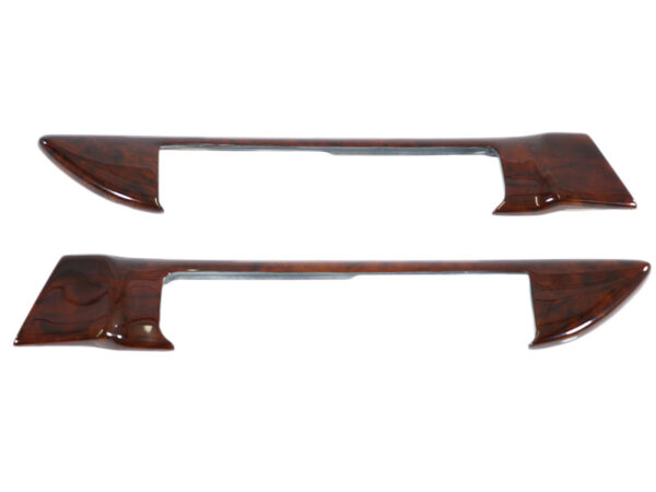 Burl wood / real wood cover (R+L) door panel for Mercedes W126 Coupe