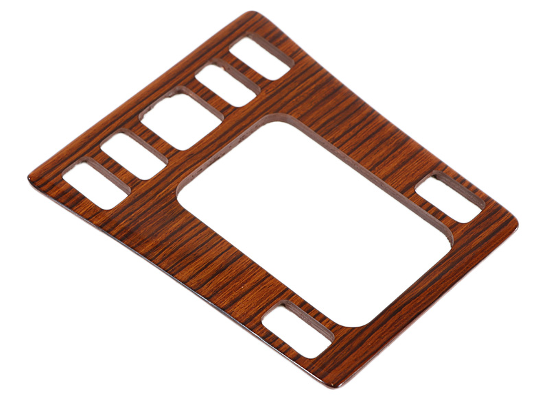 Zebrano wood / real wood switch board with 7 switches for Mercedes W201 89-93