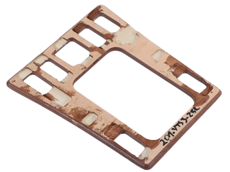 Zebrano wood / real wood switch board with 7 switches for Mercedes W201 89-93 - Image 2