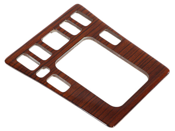 Zebrano wood / real wood switch board with 8 switches for Mercedes W201 89-93