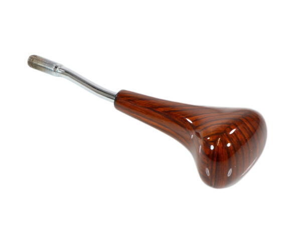Zebrano wood automatic gearshift lever for Mercedes R107 - W115 - W123 - Image 2