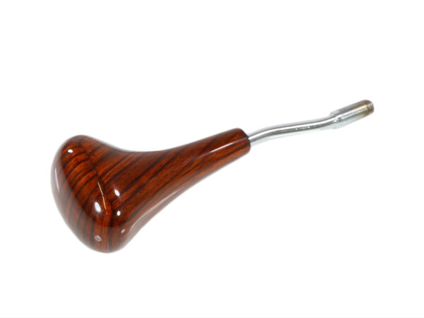 Zebrano wood automatic gearshift lever for Mercedes R107 - W115 - W123 - Image 4