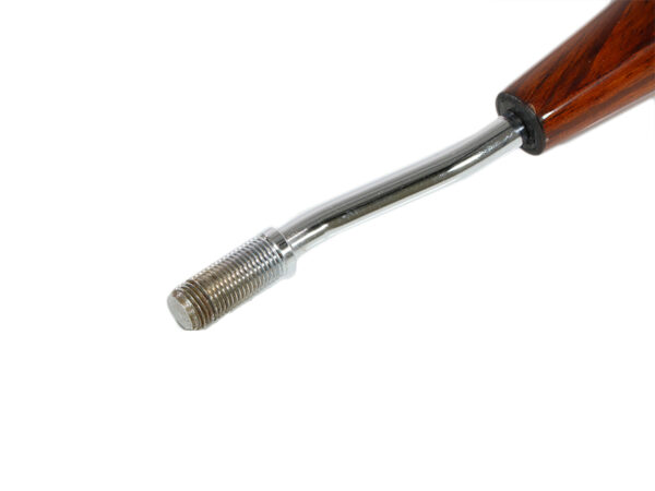Zebrano wood automatic gearshift lever for Mercedes R107 - W115 - W123 - Image 6
