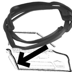 Left door seal for Mercedes W113 Pagoda