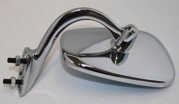Left chrome exterior mirror for Mercedes Benz W108 W110 W111 W113 Early - Image 3