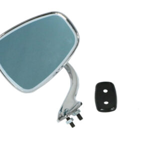 Chrome exterior mirror left with seal