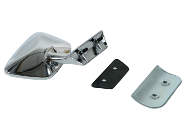 Exterior mirror set left with rubber & reinforcement for Mercedes W113 Late - Image 2