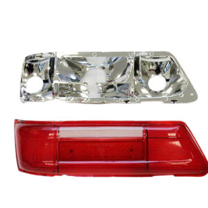 Rear light glass red/red with reflector for early Mercedes W111 W113 - right