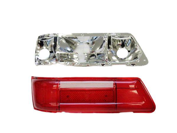 Rear light glass red/red with reflector for early Mercedes W111 W113 - right
