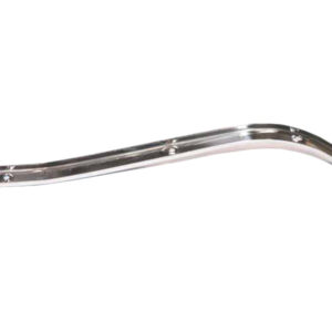 Upper chrome retaining rail on Mercedes W113 door seal - left