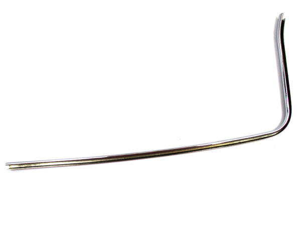 Chrome decorative frame inside left Mercedes W113 convertible top compartment lid - Image 2