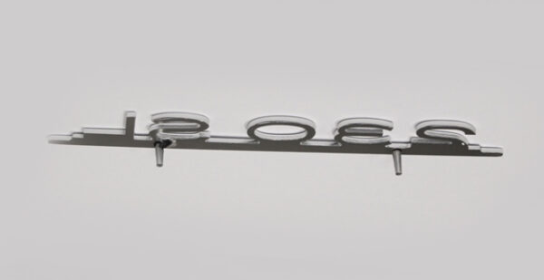 Lettering 230SL on the trunk lid for Mercedes W113 - Image 3