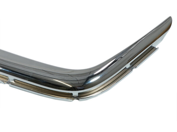 2-piece front chrome bumper trim set for Mercedes SL R107 with hole - Image 3