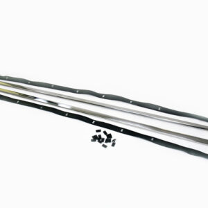 Sill trim set + fastening material for Mercedes SL R107