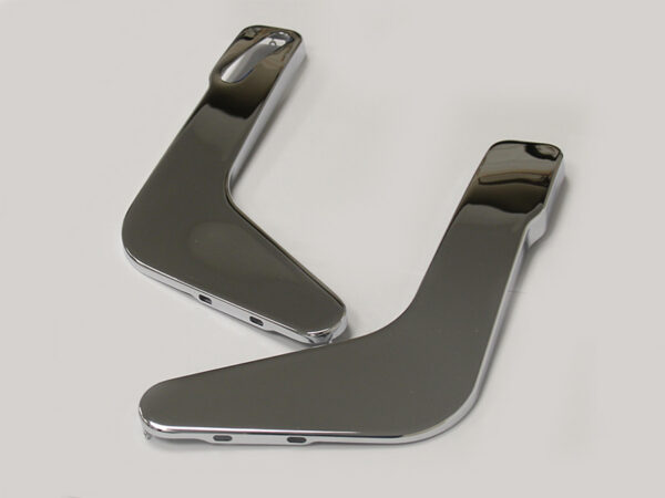 1 set of chrome covers for Mercedes 280SL W113 passenger seat