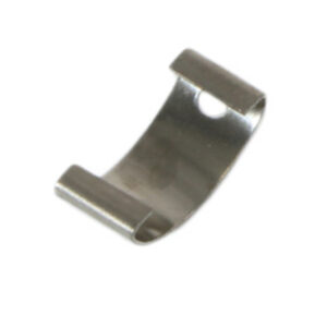 Retaining clip for attaching the chrome ring of the Mercedes headlight